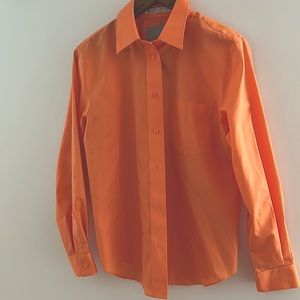 Peach long sleeve button up
